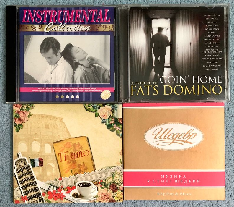 CD диски. сборники.