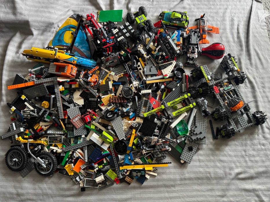LEGO klocki ORYGINALNE mieszanka TECHNIC, CITY 6kg