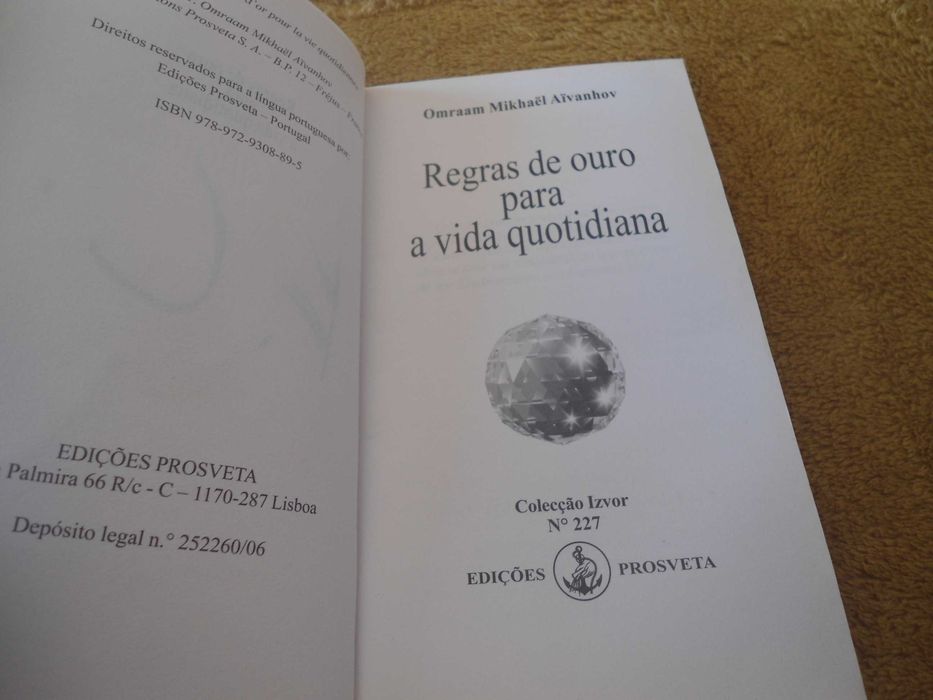 Regras de ouro para a vida quotidiana de Omraam Mikhae lAivanhov