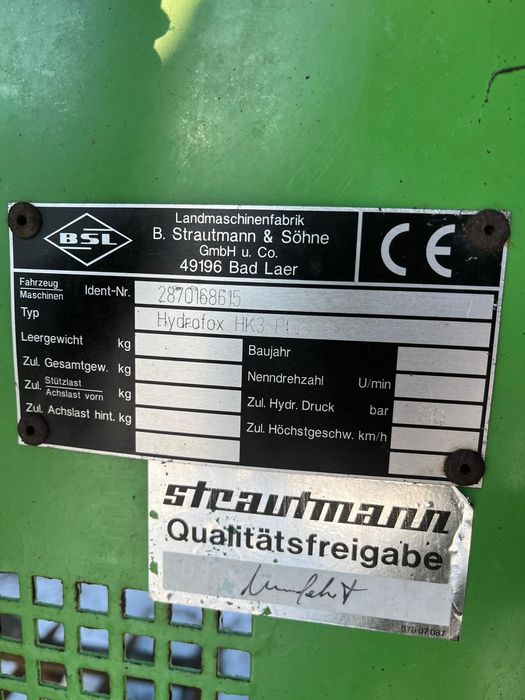 Wycinak wybierak Strautmann do kiszonki