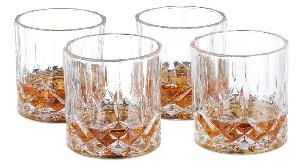 Zestaw 4 szklanek do whisky 200ml