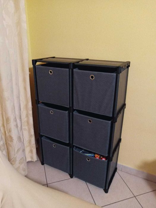 Pudełka do przechowywania modułowe wielofunkcyjne dom 6 sztuk