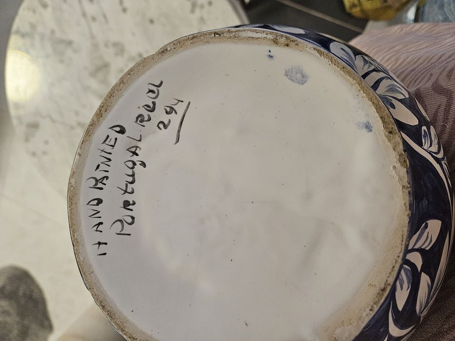 Jarra pintada a mão