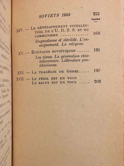 O Paraíso Bolchevista e... a Mentira / Istrati. Soviets 1929