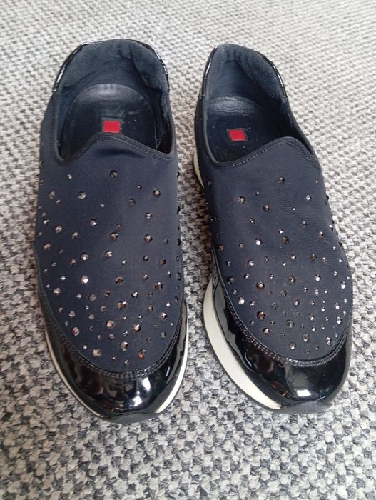wsuwane półbuty typu slipper austriackiej marki Högl r. 40, 41