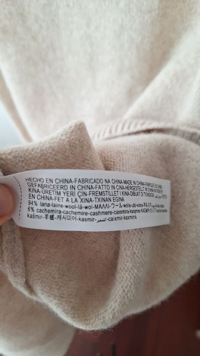 Vestido de lã Massimo Dutti