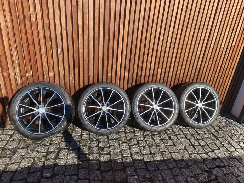 Jantes 19 5×114.3 Ford Mustang Nissan pneus 255/40R19
Possível envio