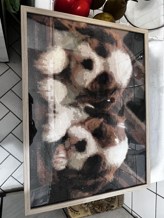 Obrazy z ramką haft diamentowy 30x40