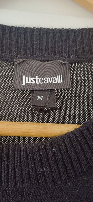 Nowy Sweter swetr bluza Just Cavalli M czaszka