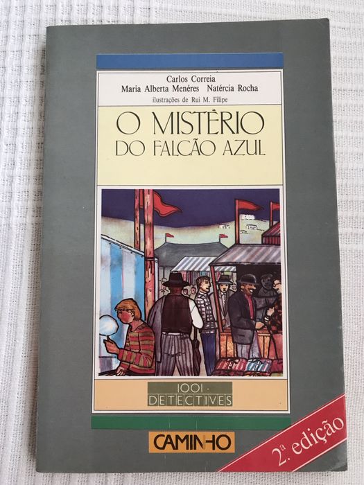 O mistério do falcão azul, edição Caminho (junho 1989)