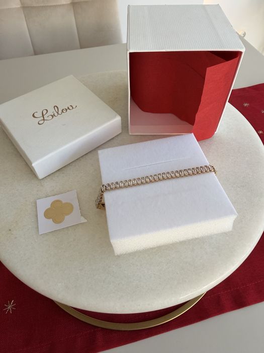 Bransoletka Lilou pozlacana kolia w zestawie z pudelkiem