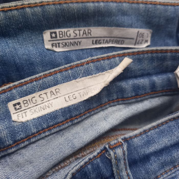Spodnie big star W27 L30. Dwie pary