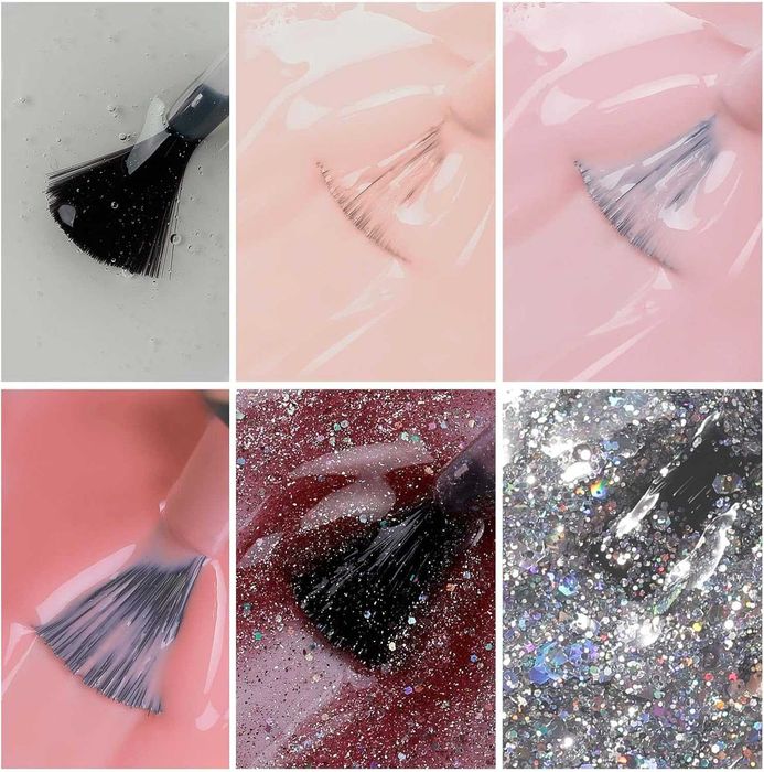 zestaw lakierów do paznokci hybrydowych 6x8ml nailwind gel polish set