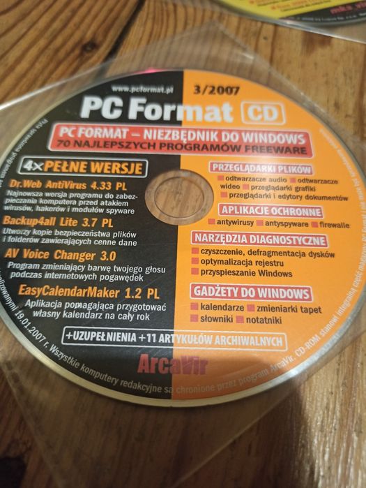 PCD z czasopism Enter, PC Format, Komputer Świat