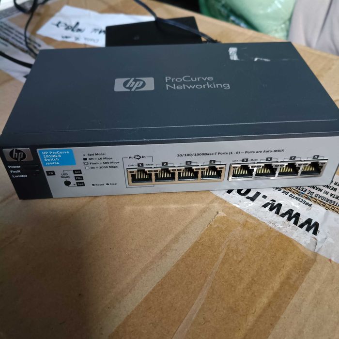 Switch HP ProCurve 1810G-8 model J9449A