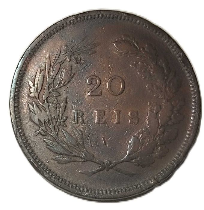 20 réis 1891 D. Carlos I