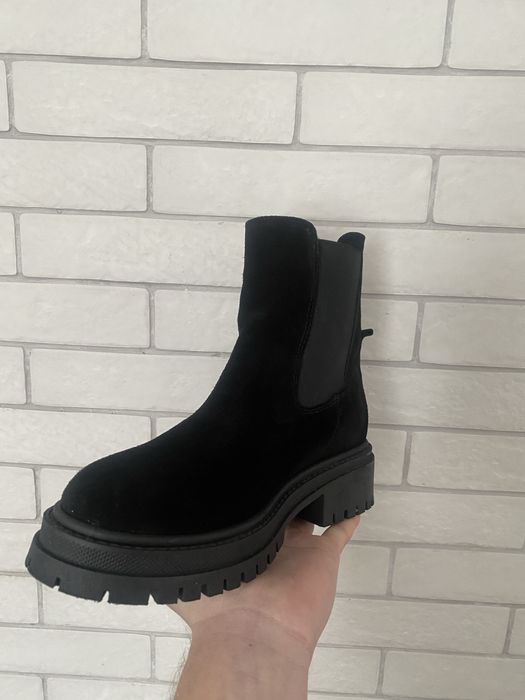 Челсі черевики замш