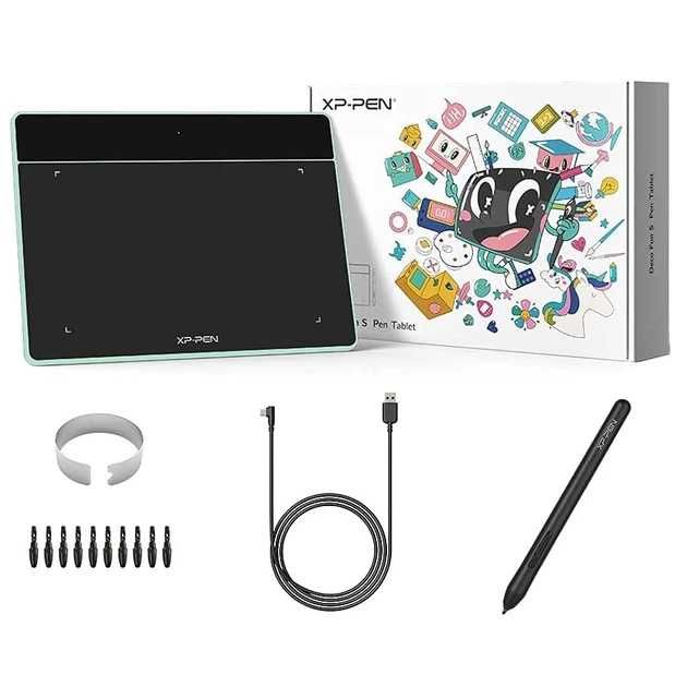 Графічний планшет XP-Pen Deco Fun XS Black/Green