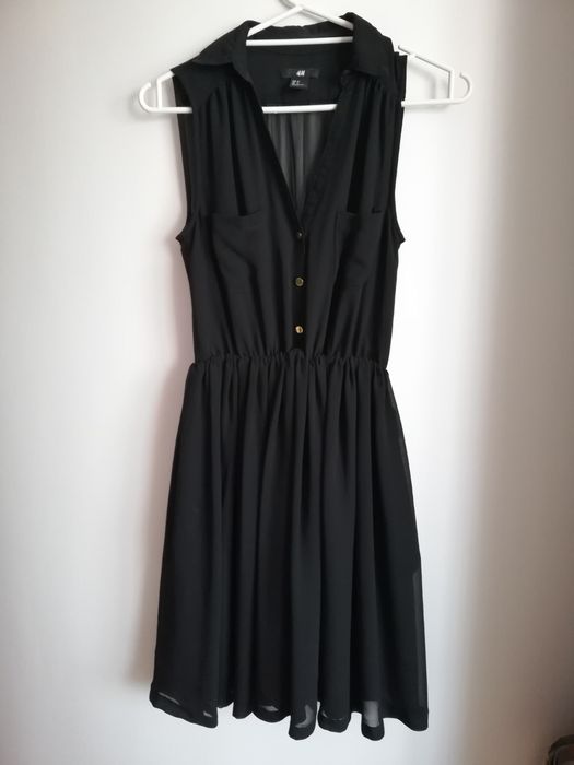 Sukienka czarna h&m