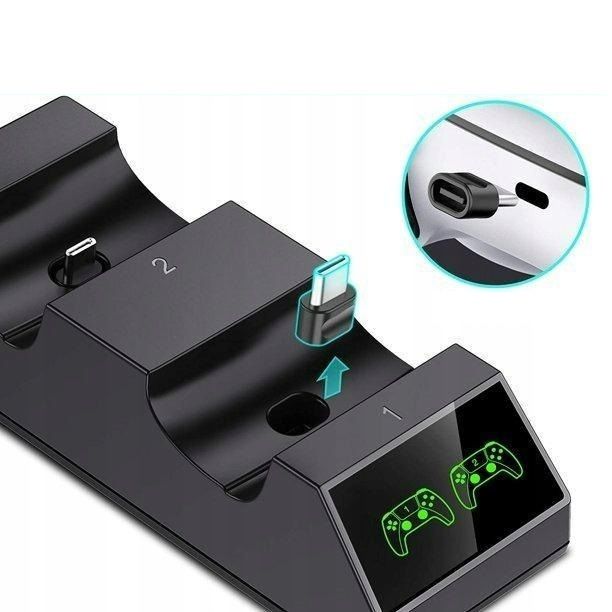 Stacja ładująca do padów DualSense PlayStation 5 ładowanie 2