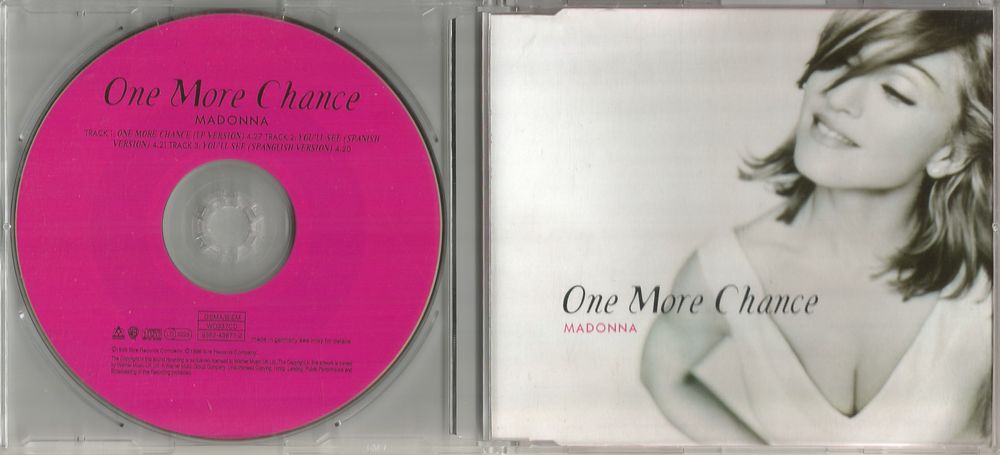 MADONNA - One More Chance CD [EU]