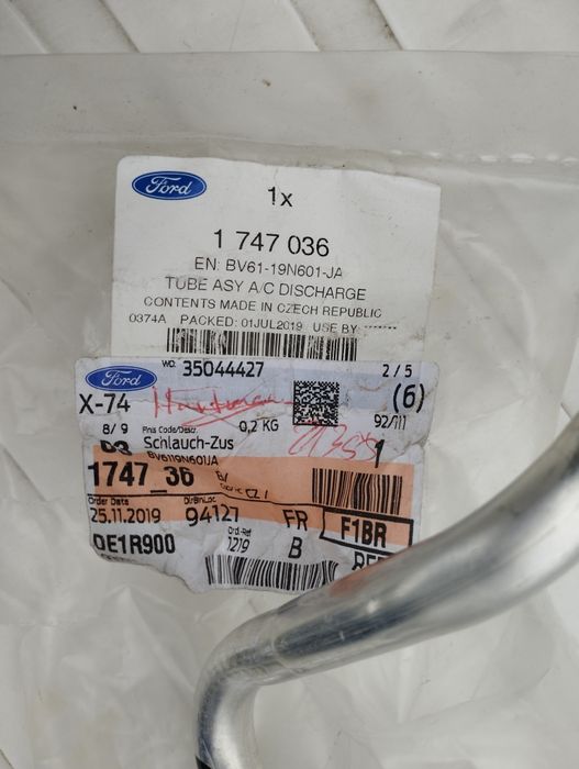Przewód klimatyzacji Ford Focus MK3  1.6 TDCi nowy oryginał