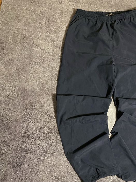 Спортивні штани Kappa нейлон темно-сині з утяжками