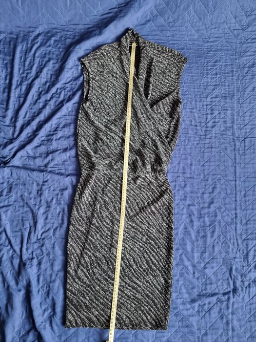 Sukienka karnawałowa srebrna nitka wizytowa  r