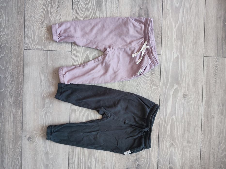 Dwie pary spodni dresowych h&m 86