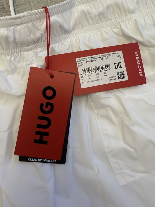 Купальні шорти Hugo XL білі