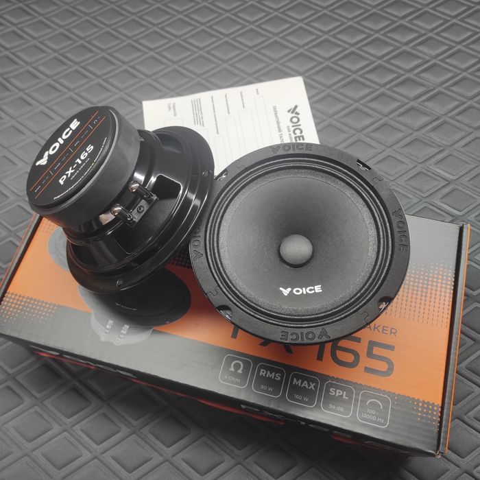 Автоакустика VOICE PX-165 динаміки/колонки/динамики 16см в машину/авто ...
