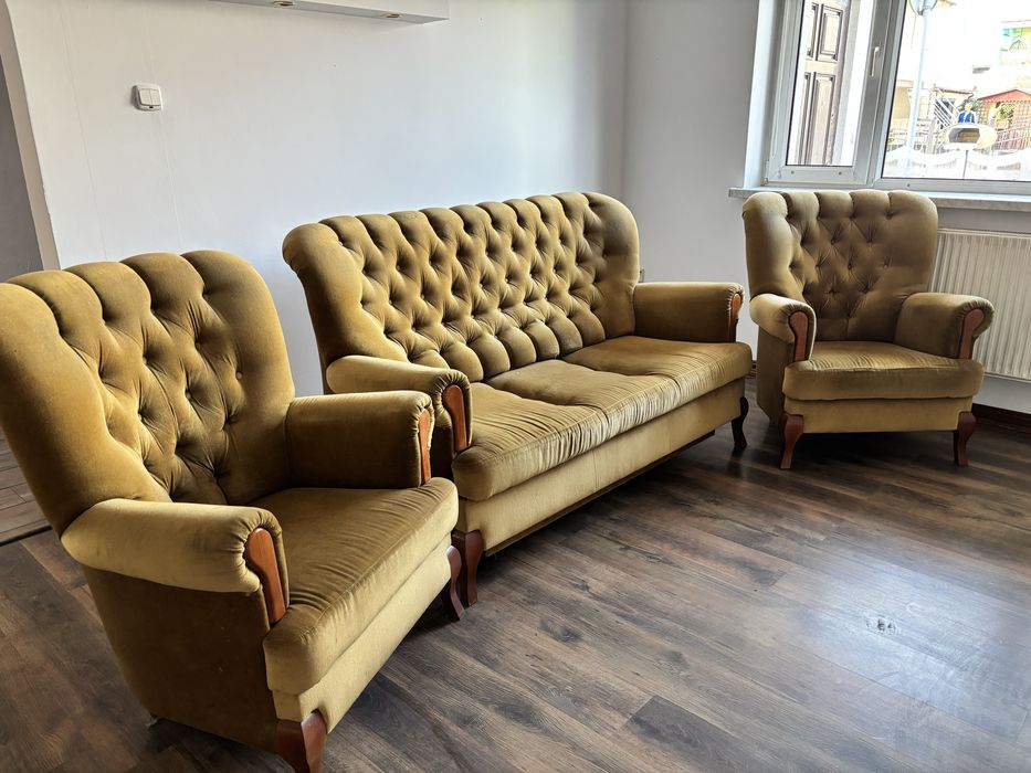Zestaw wypoczynkowy chesterfield