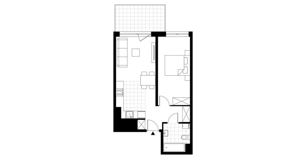 2-pokojowe mieszkanie 43m2 + balkon Bez Prowizji