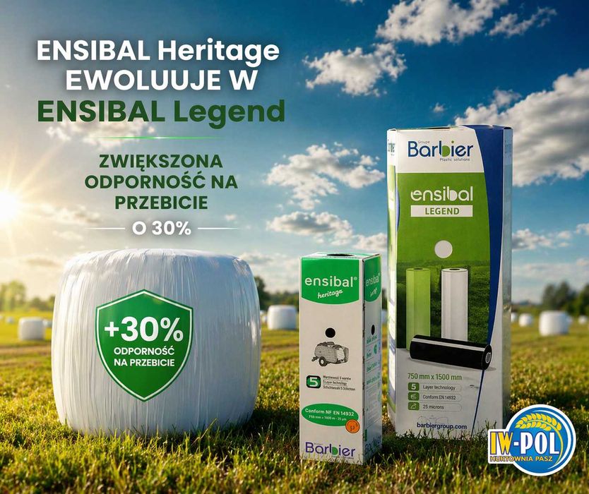 Folia do owijania sianokiszonki Ensibal 500