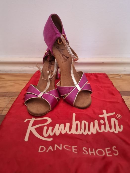 Sapatos de dança Rumbanita (calçado danças latinas)