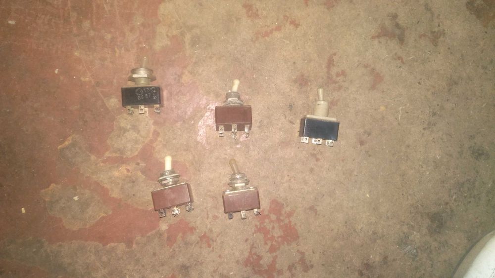 Тумблера СССР (переключатели) ссср ТП 1-2,К 23, МТ-3, ТВ 2-1, К-17