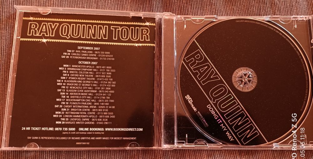 Płyta CD Ray Quinn