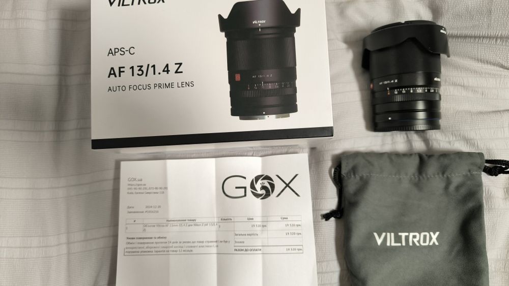 Обʼєктив Viltrox AF 13mm f/1.4 Z Стан нового, ще на гарантії