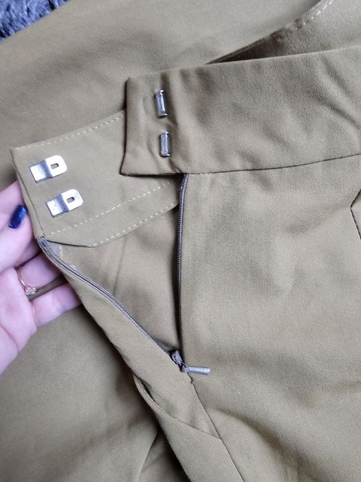 Cygaretki spodnie asos khaki