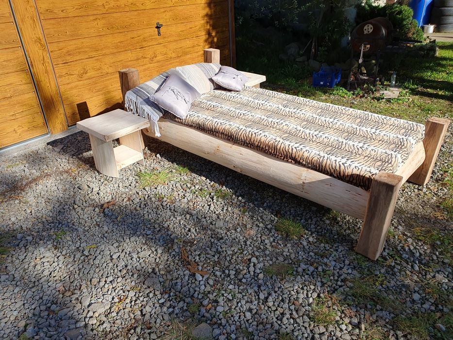 Łóżko drewniane solidne producent dostawa