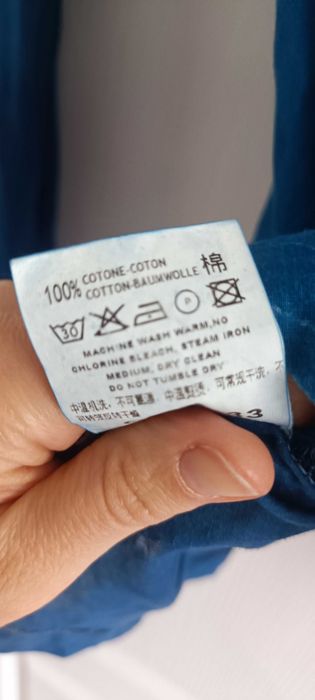 Bluzka tunika denim