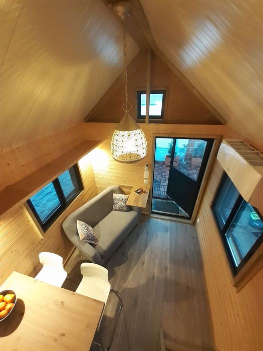 Tiny House on wheels, Casa móvel , Casa de madeira,