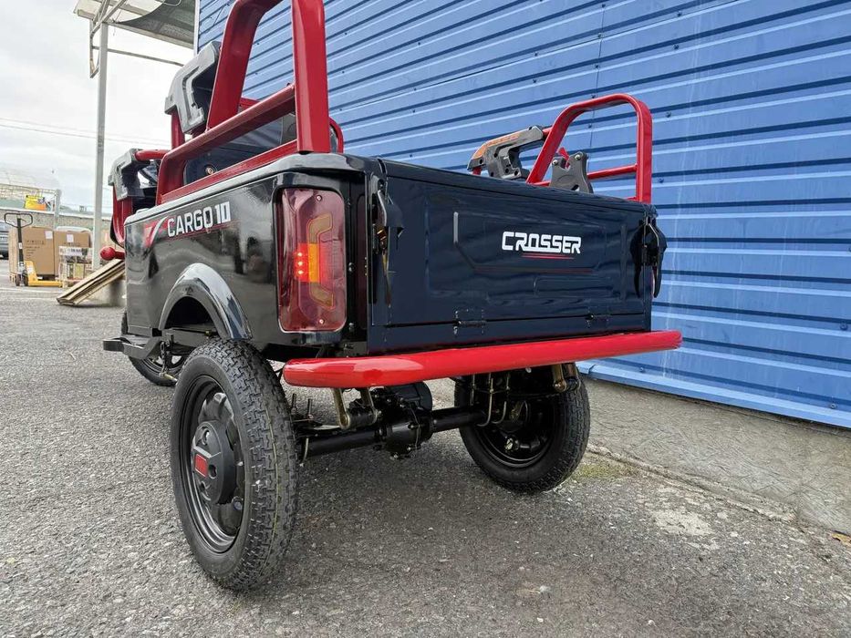 Електротрицикл вантажний CARGO 10 1500W 60V 32Ah (Чорний)