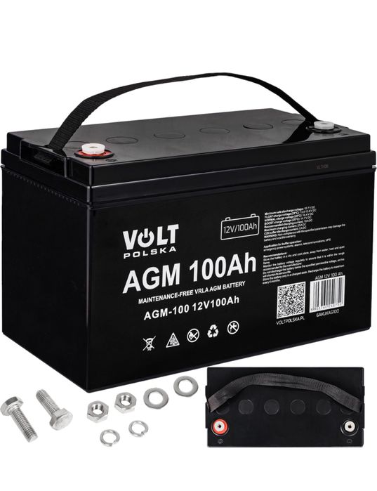 Інвертор Volt Sinus Pro 1000E 1000VA/700W + акамулятор AGM 12V 100Ah
