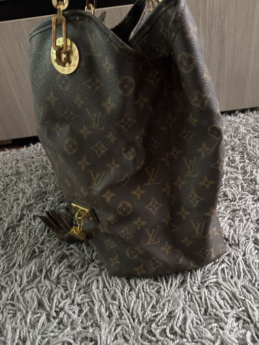 Torba LV duża brązowa