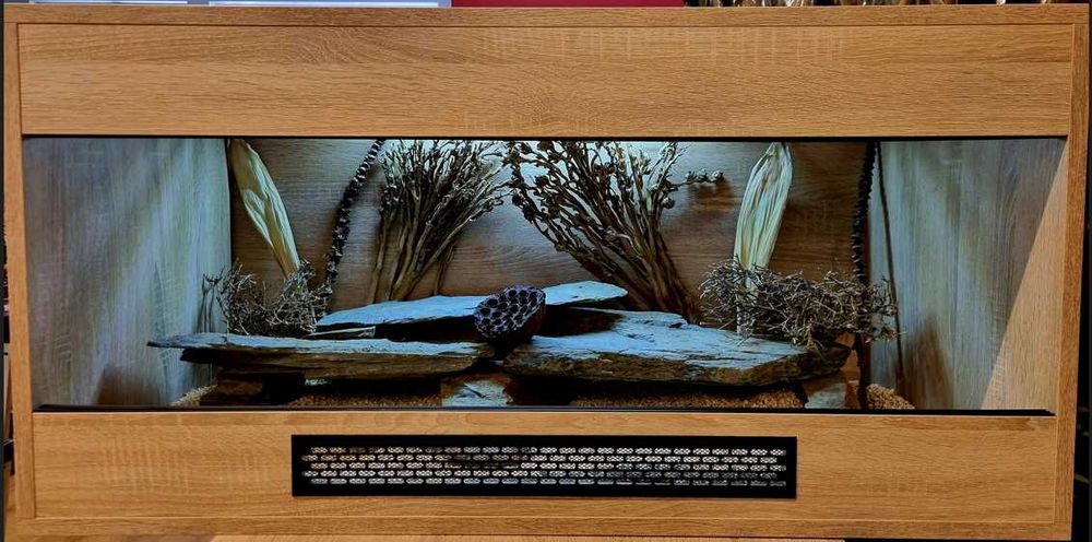 Terrarium 100x50x50 dla agamy gekona legwana jaszczurki węża żółwia