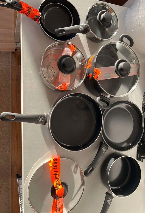 Zestaw Garnków 16-Częściowy Greenlife Soft Grip , Ceramiczna Powłoka