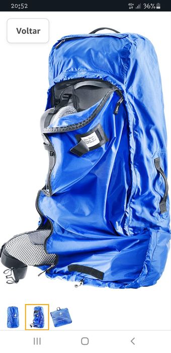 Mochila Deuter aircontact 55+10 + montanhismo, trekking, viagem.