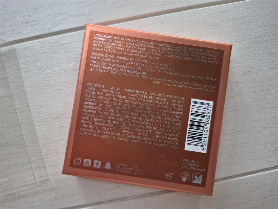 Paletka Cieni Huda Beauty Topaz Obsessions