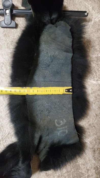 Обрез от натурального енота